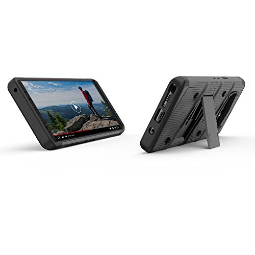 ZIZO Bolt Series for Samsung Galaxy Note 8 Case Military Grade Drop Tested with Tempered Glass Screen Protector Holster Metal Gray Black - Thumbnail 5