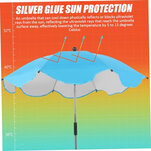 Toldo para plantas al aire libre ajustable y paraguas de patio impermeable 7