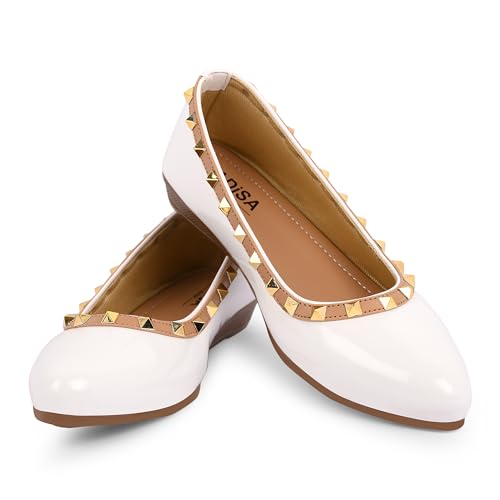 Image of Women Girls Slip On Ballet Flats