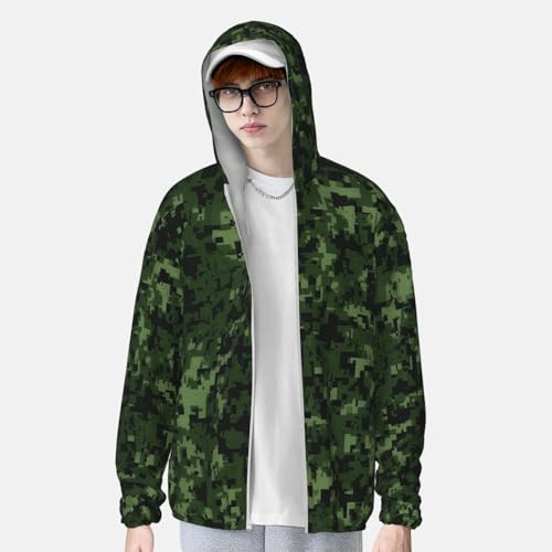 Sudadera con capucha protección solar camuflaje digital miniatura 2