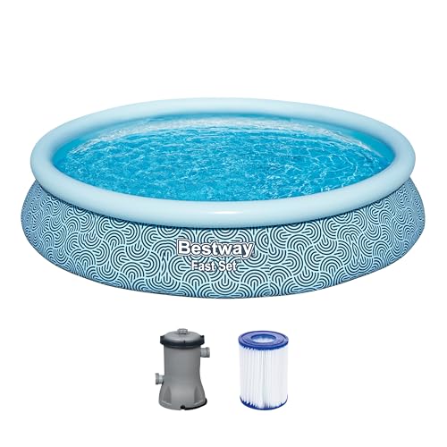 Bestway Juego de Piscina de 15' x 33'/4.57 m x 84 cm