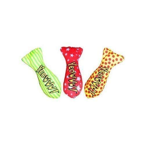 Brinquedo com Catnip para Gatos Yeowww! Sardinhas Stinkies com Catnip Orgânico, Pacote com 12