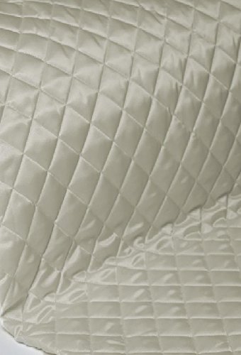 Générique Tissus DOUBLURE MATELASSEE ECRU IVOIRE moletonnee au metre largeur 150 cm