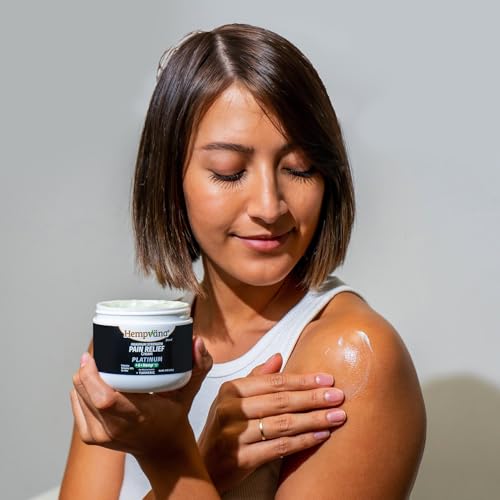 Hempvana Platinum Maximum Strength Relief Cream 4X Hemp for Muscles, Joints, Back, Knees, Shoulders, Neck, Elbows, Hands, Feet. AS SEEN ON TV. Odor-Free, Non-Greasy, Quickly Absorbs, 4X More Hemp - Image 3