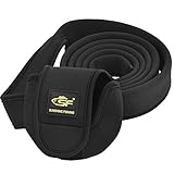 SF Fishing Rod Sleeve Cover Casting Rod Socks Black Two in one Baitcaster Reel Cover Protector 7′-7′6″ Rod and Reel Combo Tools for Left Hand Reel