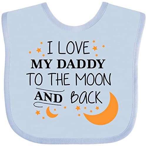inktastic I Love My Daddy To the Moon and Back Baby Bib