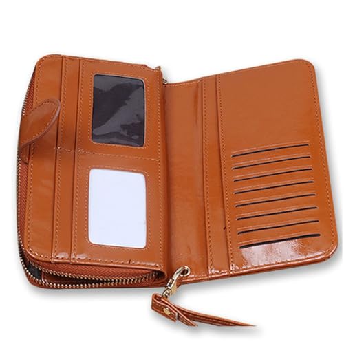 Adies Wallet Vintage Long Wallet Large Capacity Holding Bag Multifunctional Mobile Phone Bag2