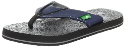 Image of Sanuk Kids unisex-kids Root Beer Cozy Flip Flop