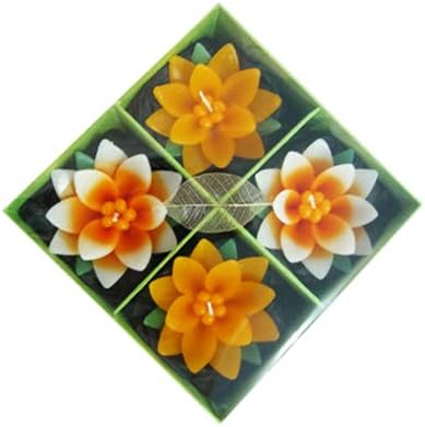 Candle Aroma Gift Set 4 Big Lotus