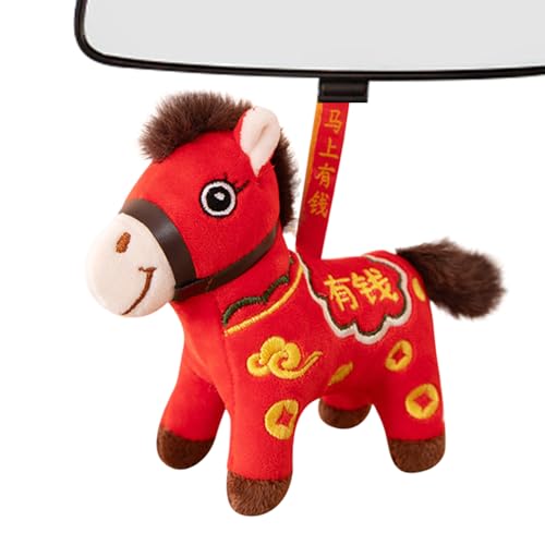 Genérico Peluche Mascota Caballo 2026 - Coleccionables Y Portátiles,Peluche De Caballo - Coches Bolsas Mesas Escaparate Hogar Escuela Oficinas Cafés Sofás Estanterías Vitrinas