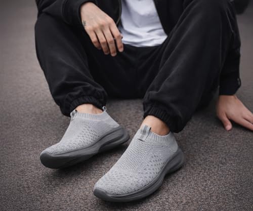 Image of Kraasa Trial Running Shoes with Lightweight Memory Insole | Breathable, Anti-Skid Knit Sneaker, Walking & Gym Shoes