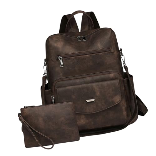 Sac à dos femme en cuir synthétique lot de 2 pour soulager vos épaules