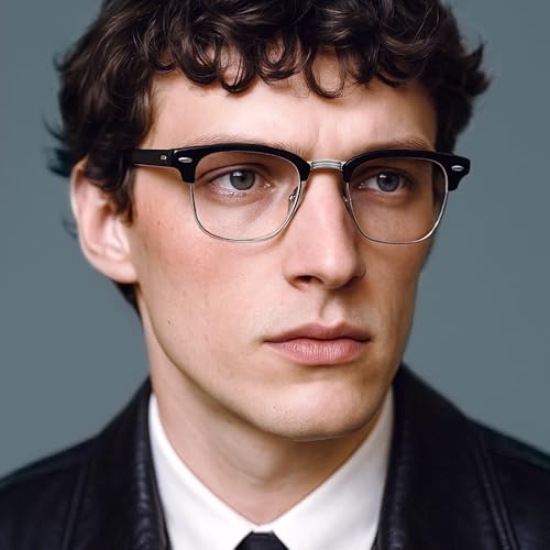 racico Blue Light Glasses for Men & Women - Mixed Material + Metal Frames with UV Protection Coating