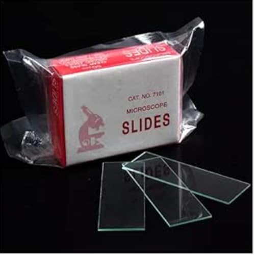 Image of Microscope Glass Slides, Pack of 50, 25.4mm x 76.1mm, 1.2mm Thick