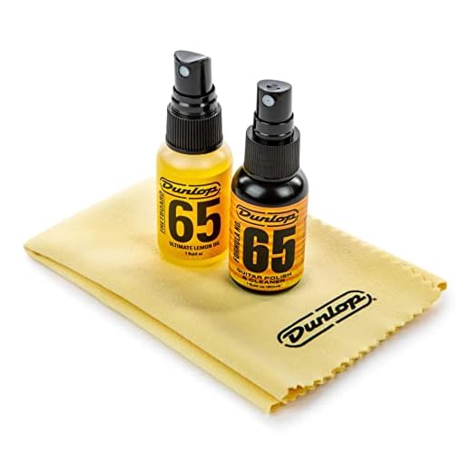 Mini kit de mantenimiento de la guitarra para el diapasón y el cuerpo