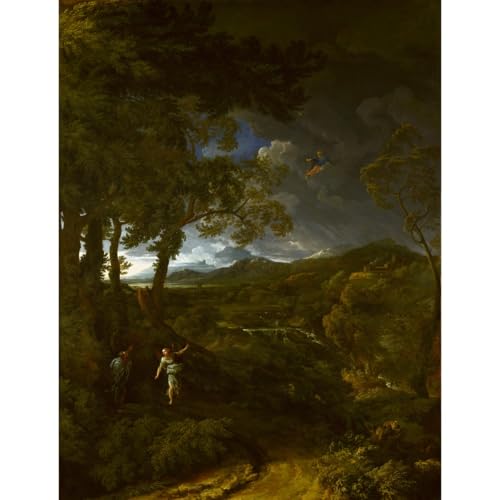 Impression d'art sur toile pour habiller un grand mur - Paysage Dughet Gaspard