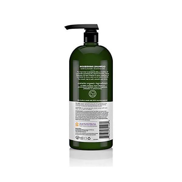 Avalon-Organics-Natural-Shampoo-Nourishing-Lavender-32-Oz Avalon Organics Revitalizing Lavender Shampoo, For Smooth, Shiny, Touchably Soft Hair For Normal To Dry Hair, 32 Fluid Ounces