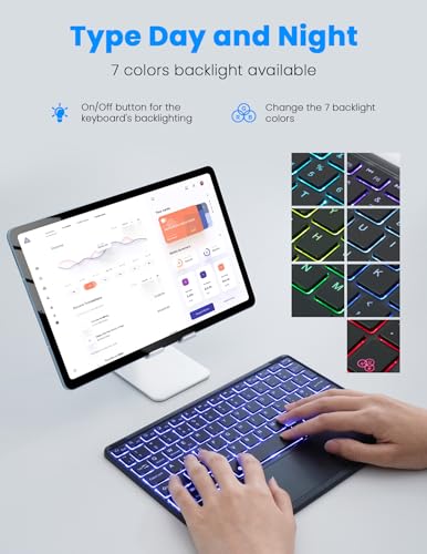 Clavier Bluetooth universel LAMA rétroéclairé fin pour ordinateur et iOS