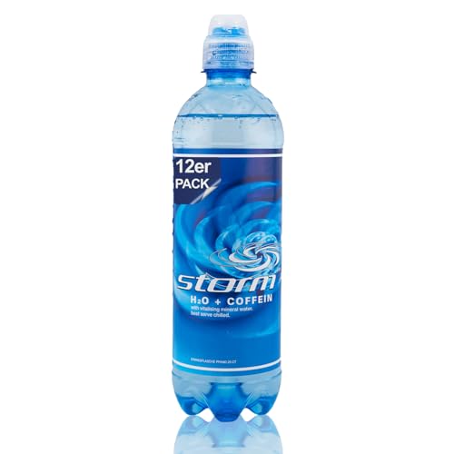 STORM Koffein Wasser 12x 500ml PET-Flasche koffeinhaltiges Mineralwasser ohne Zucker, ideal für Festival, Kaffee Getränke Alternative Energy Coffein, Lebensmittel kalorienarm ohne Zusätze 3,00 € Pfand