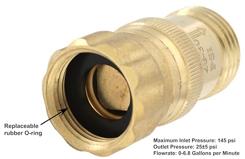 Régulateur de pression d'eau 25 psi pour arrosage de potager et système goutte à goutte - 5