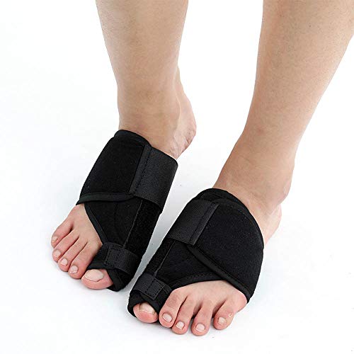 Hallux Valgus Schiene, Orthopädische Ballenstütze, Großzehen-Nachtschiene Korrektor, Schmerzlinderung Begradiger für Hallux Valgus 1Paar Cover