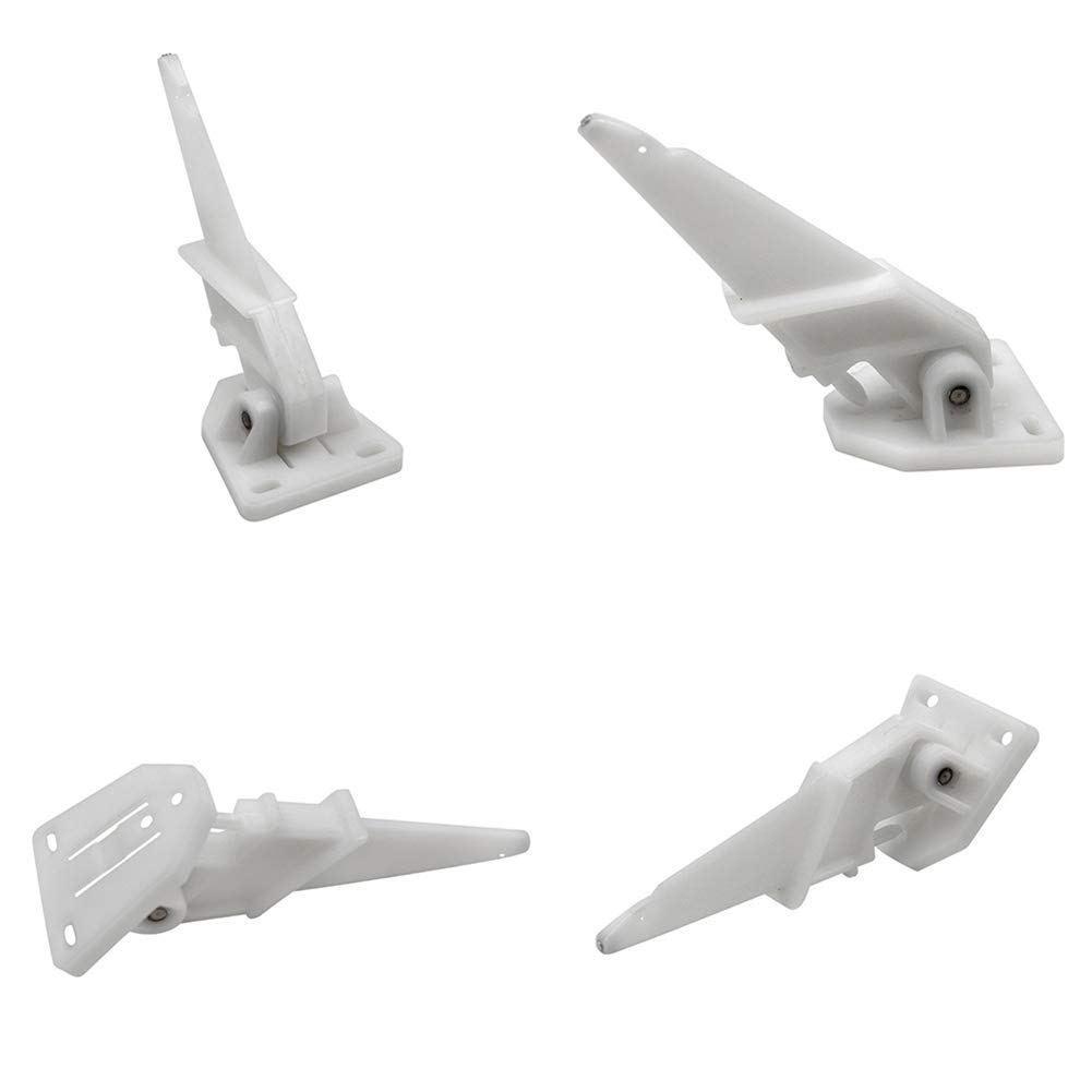 ihreesy Marine Boat Speedometer Pitot Tube,Universal 80Mph White Plastic Speedometer Pick Up Pitot Boat Speed Tube Assembly Replacement without Accessories for Boat Yacht,#A