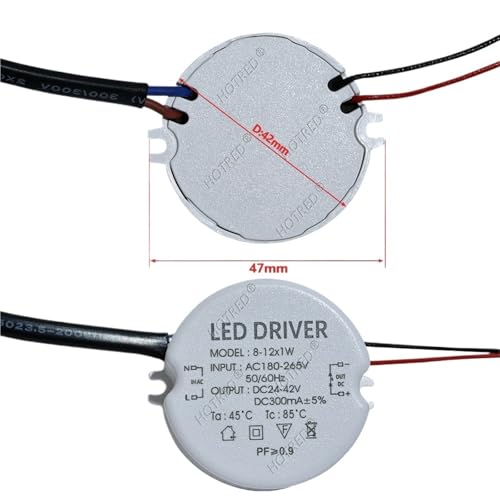Driver LED 12W 300mA DC24-42V transformateur pour ampoule - 3