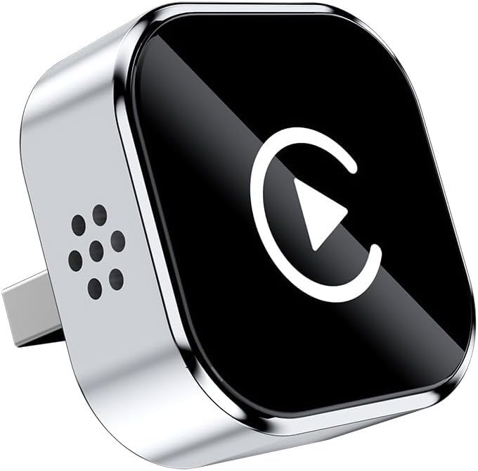 Adaptateur CarPlay sans Fil pour Dodge Charger SXT GT R T Scat Pack SRT Hellcat, Adaptateur CarPlay sans Fil 2 en 1, Connexion Automatique Rapide et Faible...