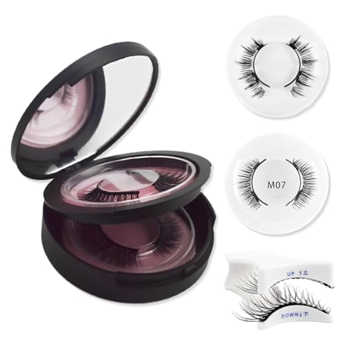 Pestañas Magnéticas 2 Pares Pestañas Postizas Magnéticas con Aplicador Naturales Magnetic Lashes Kit Reutilizables