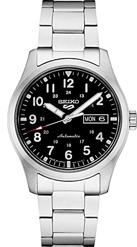 Seiko SRPG27 Seiko 5 Sports Men's Watch Silver-Tone 39.4mm Stainless Steel