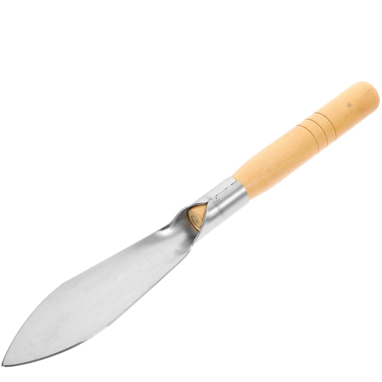 Cabilock Gardening Shovel Garden Hand Trowel, Small Stainless Steel Heavy Duty Shovel with Ergonomic Wooden Handle Gardening Spade Tools for Digging, Planting, Transplanting, Weeding
