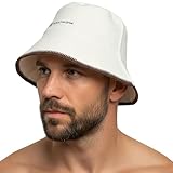 SAUNOM Wool Sauna Hat for Men and Women — 100% Natural Wool — Breathable, Itch-Free and Odor Resistant Sauna Cap — Ideal Banya Hat for Men