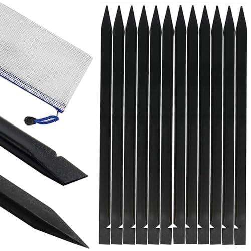 Haojiaho 22 Pieces Antistatic Spudger Mobile Cell Phone Repair Tools Kit Plastic Pry Opening Tool Set for Laptop Electronics Repairing Smartphone Hand Tool Black Stick Prying Tools
