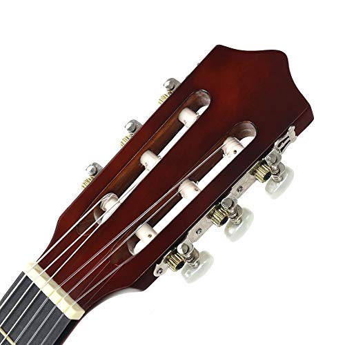 Strong Wind Classical Acoustic Guitar 36 Inch Nylon Strings Guitar Beginner Kit for Students Children Adult