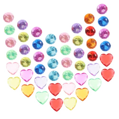 CIYODO Rtificial Gem Model for Jewelry Display Diving Gems Pool Toys Shiny Appearance for Party Decorations