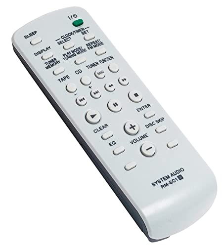 VINABTY Replacement Remote Control Fit for Sony Mini Hi-Fi Component System MHC-GX750 MHC-GX450 MHC-GX250 MHC-RG555 MHC-RG551S MHC-RG444S MHC-RG441 MHC-RG333 MHC-RG222 MHC-RG221 MHC-RG121 MHC-RG100 - Image 2