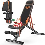 Dskeuzeew Panca Palestra Pieghevole- Panca da allenamento regolabile per tutto il corpo, stabile, chiusura veloce, per allenare la forza, sit up, bench (panca palestra-C)