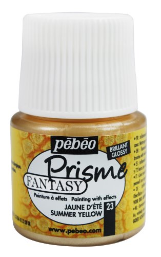 Pebeo Fantasy Prisme, 45 ml Bottle - Summer Yellow