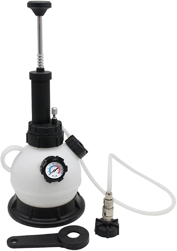Kit de Sangria de Fluido de Freio com Bomba Manual de Pressão e Manômetro 2 L YQMIGU MGBF-1302