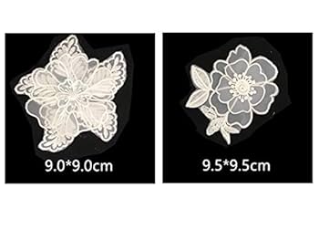 Amazon.co.jp: Sweetimes レース生地 刺繍花 縫製 DIY 服 工芸品