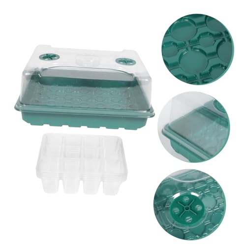 Boîte de germination de plantes verte avec mini bac et accessoires ORFOFE - 7