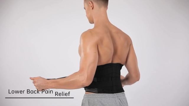 DEBIK Lumbar Lower Back Pain Relief Brace For Orthopedic Sacral Waist Back Support,Tailbone Back Posture Corrector Lumbar Pain Belt(Universal(Waist Size :-S,M,L,Xl))Plastic & Aluminium,One Size