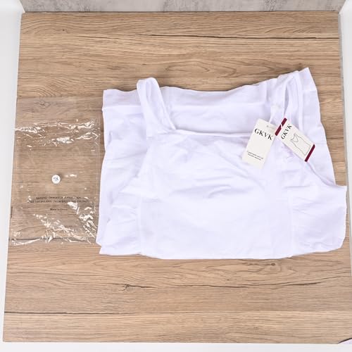 GKVK Mens Slimming Body Shaper Vest Shirt Abs Abdomen Slim, White, M(chest size 86cm-91cm/34inches-36inches)