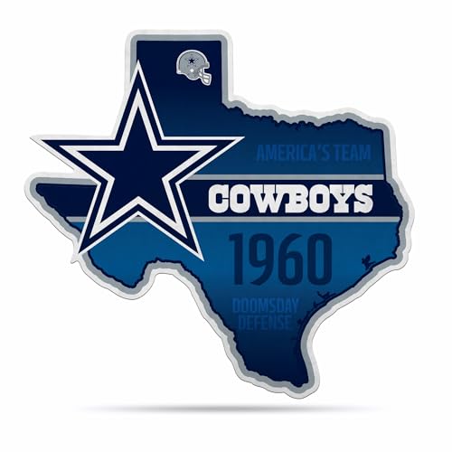 Image of Rico Industries NFL Football State Shape Shape Cut Pennant - Home and Living Room Decor - Soft Felt EZ to Hang