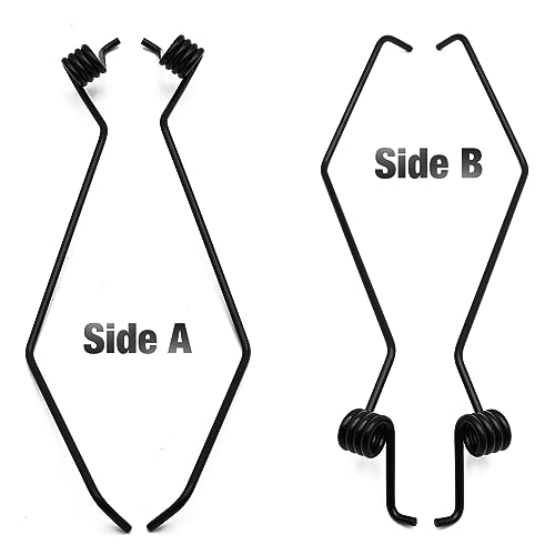 Image of SYOWADA Snowmobile Ice Snow Scratchers Kit Replacement for Polaris Arctic, Cat Ski, Doo, Yamaha Spring Steel with Mounts Cool Snow Ice Scratchers Replace# 4E565768