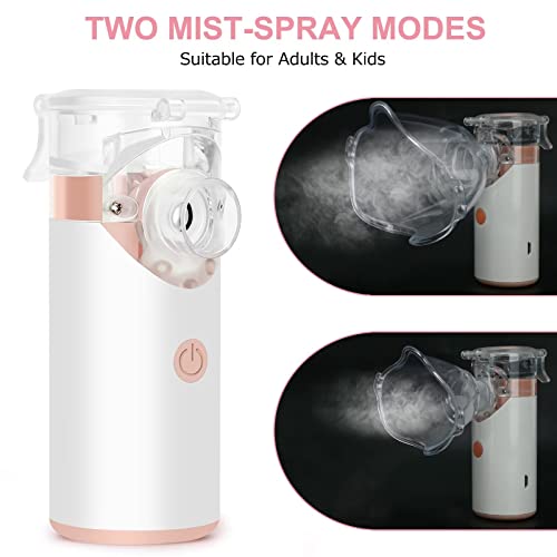Portable Nebulizer, Rechargeable Nebulizer Of Cool Mist, Nebulizer Machine For Adults & Kids, Ultrasonic Mesh Nebulizer With Two Working Modes, Nebulizer Machine With Pocket, Used Indoors And Outdoors #TOP5