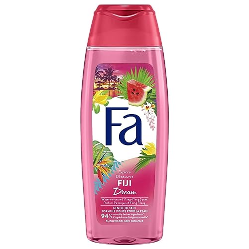 Gel de ducha FA FA, fórmula neutra con pH neutro, fiji Dream, 6 unidades, 250 ml