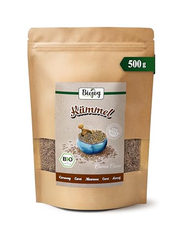 Biojoy Semillas de Alcaravea BÍO (500 g), enteras y secas, para el té y infusión (Carum Carvi)