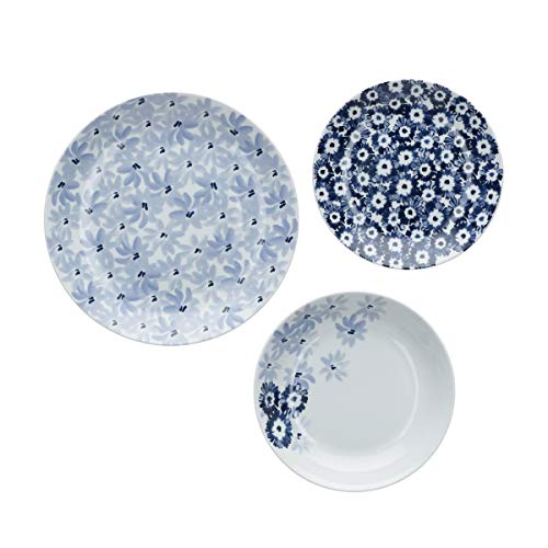 Rose e Tulipani Sanremo 18 Platos de Servicio