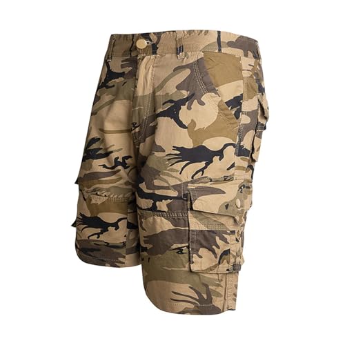 Pantalones Cortos Hombre Trabajo Verano Moda Camuflaje Pantalones de Trekking Pantalones Corta Pants Jogging Casual Shorts Fitness Chandal Hombre Playa 2024 Deportes al Aire Libre